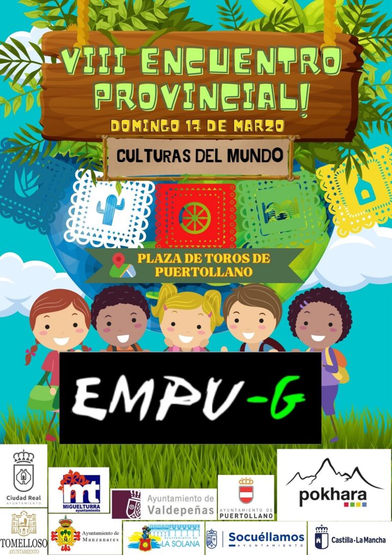 Puertollano: 350 adolescentes participarán el domingo en el VIII Encuentro provincial del programa socioeducativo «Empu-G»