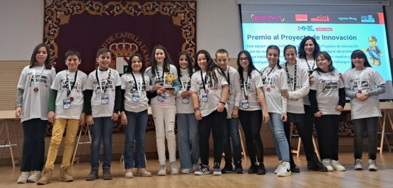 El CEIP Santa Teresa de Malagón gana el premio al Proyecto de Innovación en la First Lego League 2024