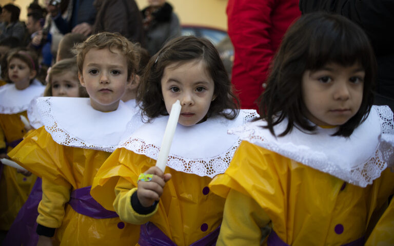 Los alumnos de Infantil del colegio Nuestra Señora del Prado volverán a salir en procesión el Viernes de Dolores