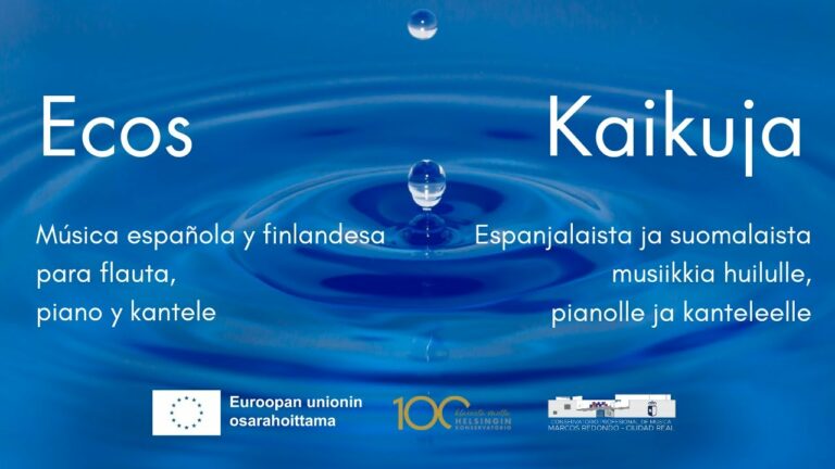 Concierto ‘Ecos-Kaikuja’, este miércoles en el Conservatorio Marcos Redondo