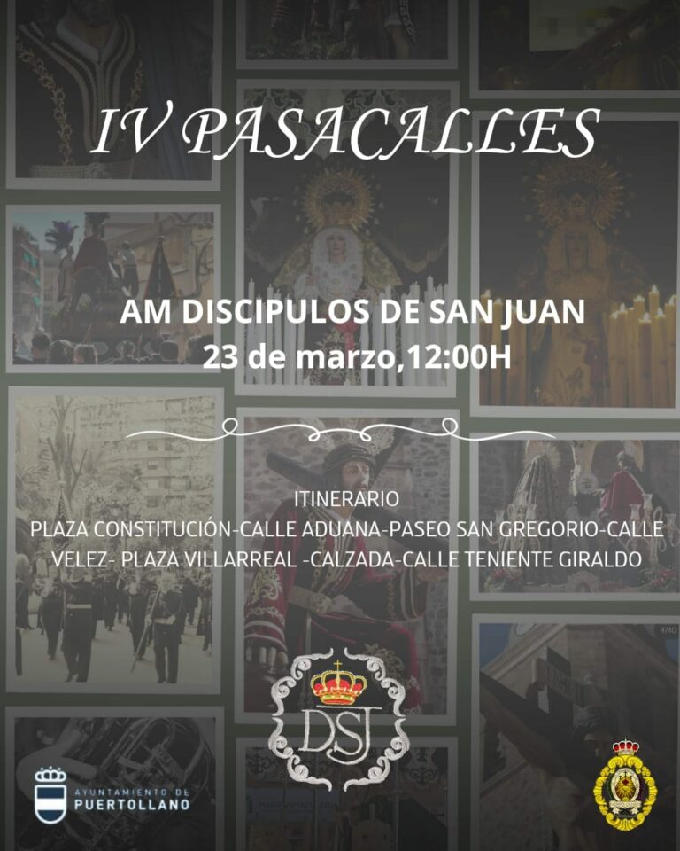 Puertollano: La Agrupación «Discípulos de San Juan» dará a conocer su repertorio de Semana Santa en el IV Pasacalles