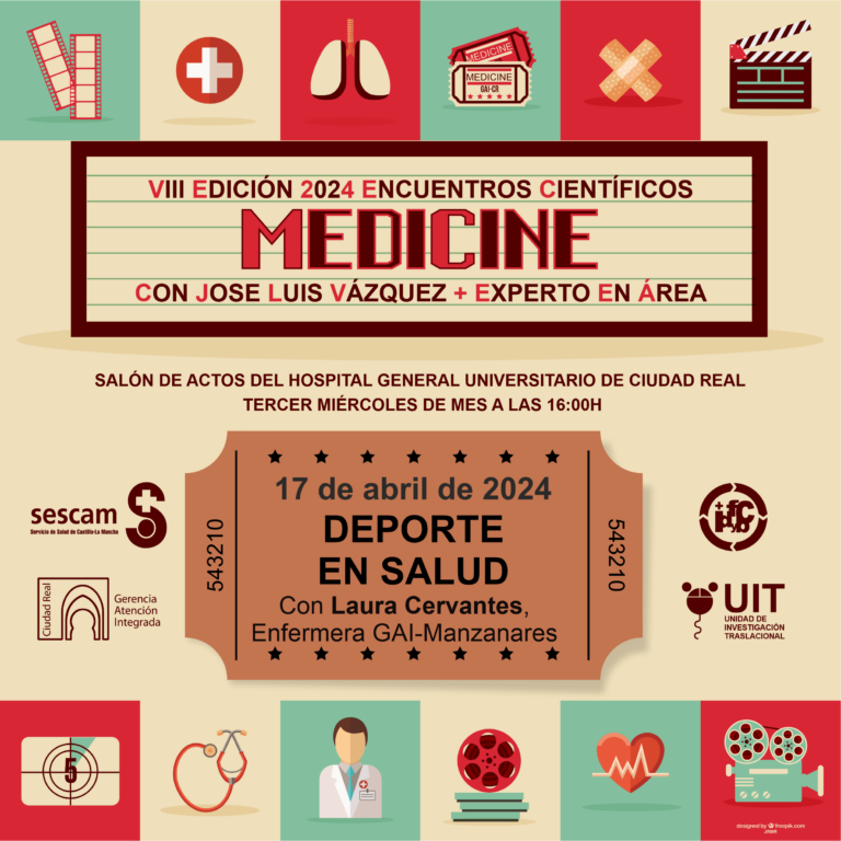 Laura Cervantes abordará deporte y salud en una conferencia gratuita del ciclo MediCINE en el Hospital de Ciudad Real