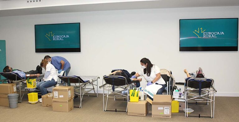 Eurocaja Rural acoge mañana el XV Maratón de Donación de Sangre