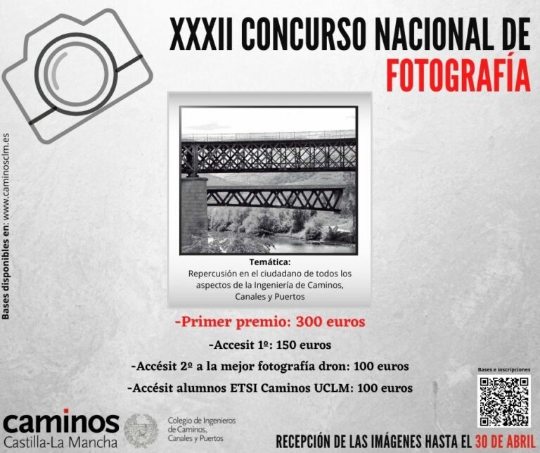 El Colegio de Ingenieros de Caminos de CLM convoca su concurso fotográfico sobre la influencia de la profesión en la sociedad