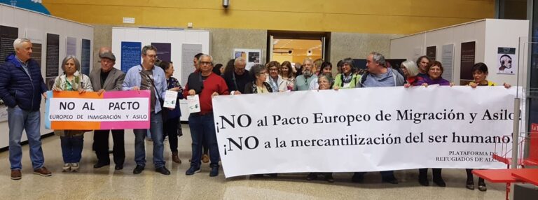 Ciudad Real: Concentración en rechazo al Pacto Europeo de Migración y Asilo