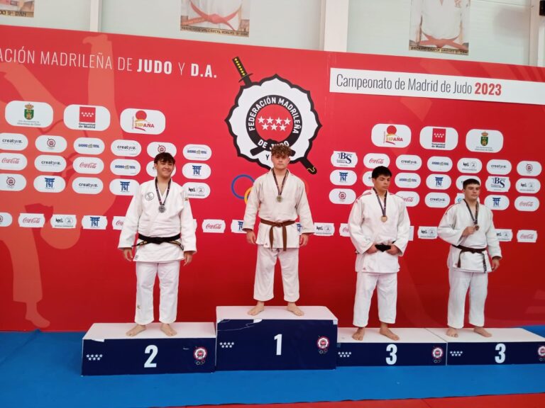 El cadete Pablo Fernández, del club Ortega Judo de Ciudad Real, campeón de la Comunidad de Madrid