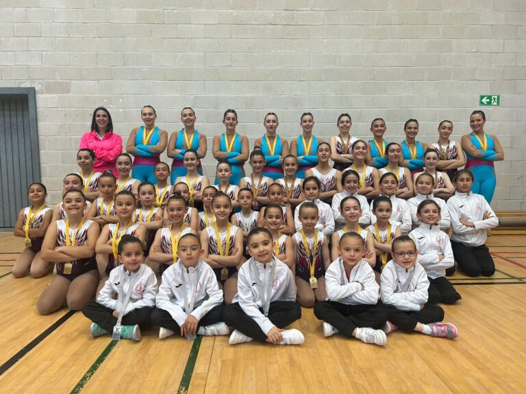Puertollano: Las gimnastas del Club Deportivo Aerobics 2.0 arrasan con 9 medallas en el VII Trofeo Comunidad de Madrid