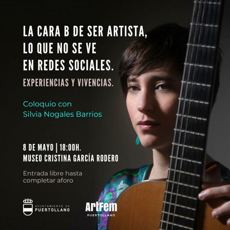 Puertollano: ARTFEM organiza un coloquio en colaboración con la guitarrista Silvia Nogales