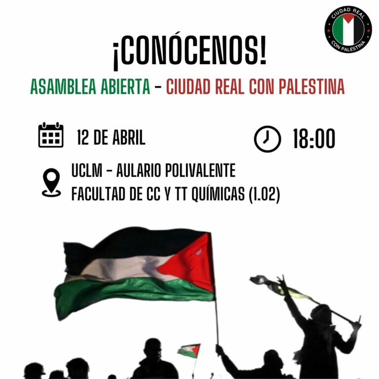 Ciudad Real Con Palestina se presenta como colectivo