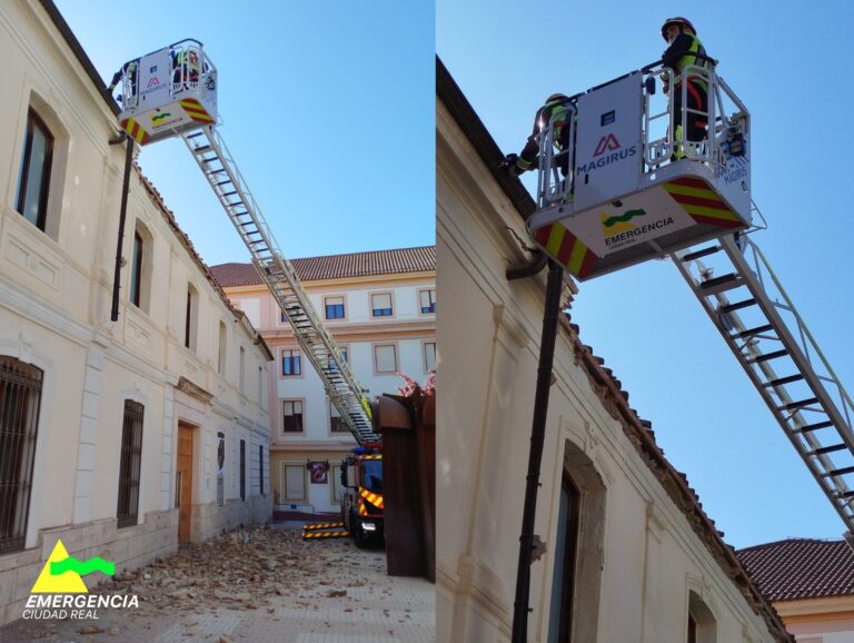 Ciudad Real: Cerrado el Museo de la Merced tras la caída de una parte de su cornisa