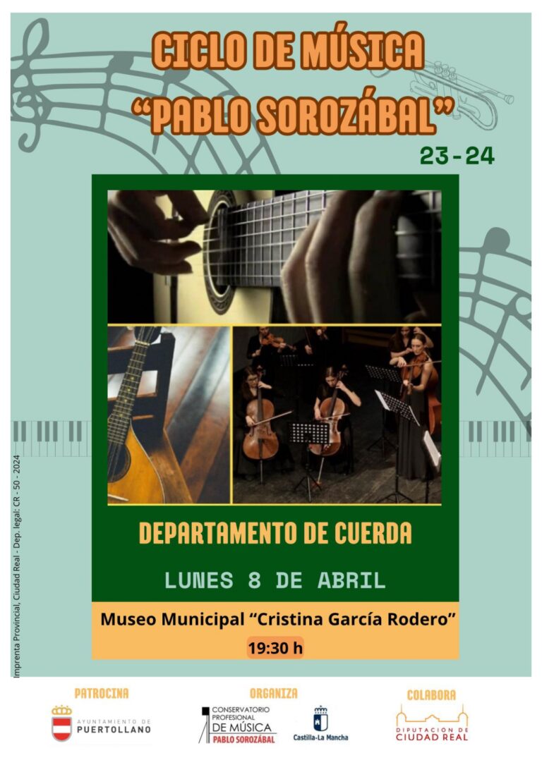 Puertollano: El departamento de cuerda del Conservatorio de Música ofrecerá un concierto en el Museo García Rodero