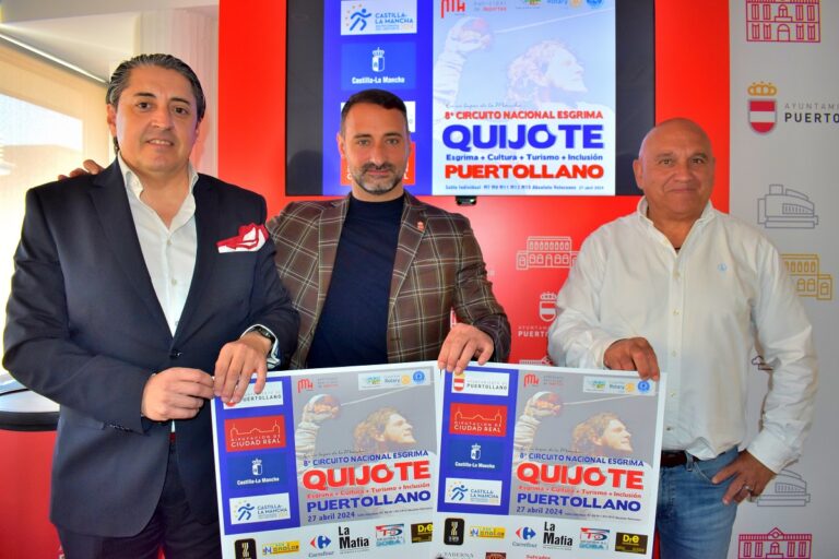 Puertollano: Ochenta esgrimistas medirán sus espadas en Puertollano en el VIII Circuito Quijote