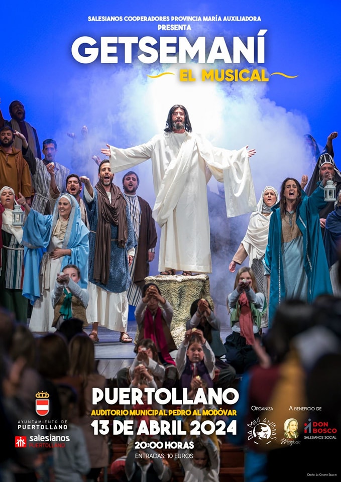 Puertollano: Más de ochenta actores participarán el 13 de abril en el musical «Getsemaní» de los Salesianos cooperadores
