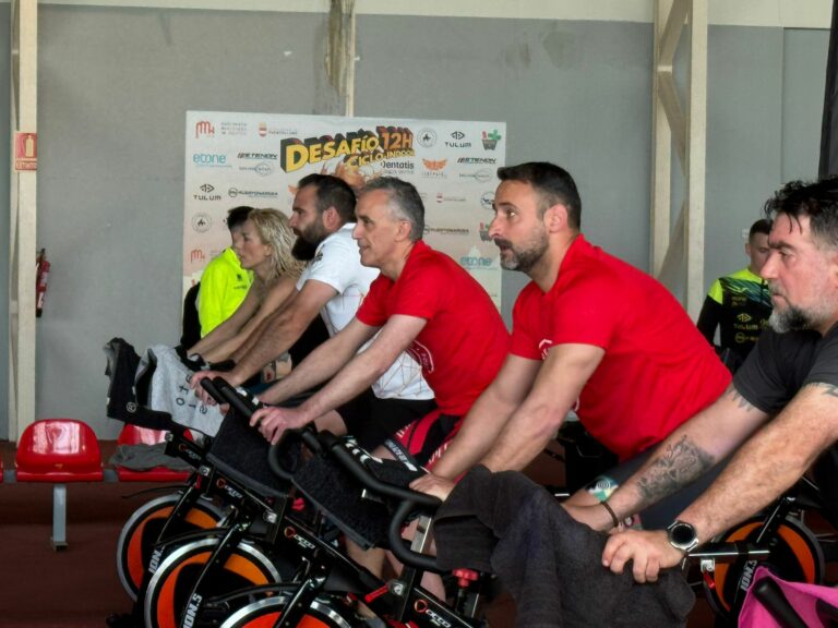 Puertollano: Más de 500 personas se dieron cita en el I Desafío solidario Ciclo Indoor de 12 horas