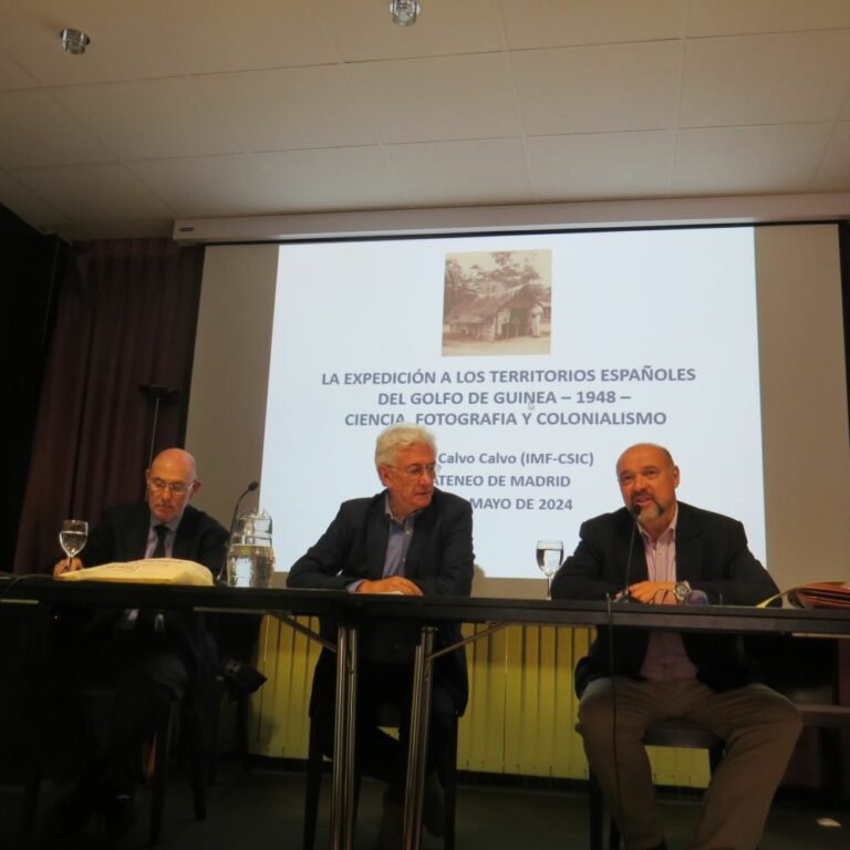 Conferencia «Antropología e imagen en contextos coloniales: La expedición científica a los territorios españoles del Golfo de Guinea (1948)», por Luis Calvo Calvo