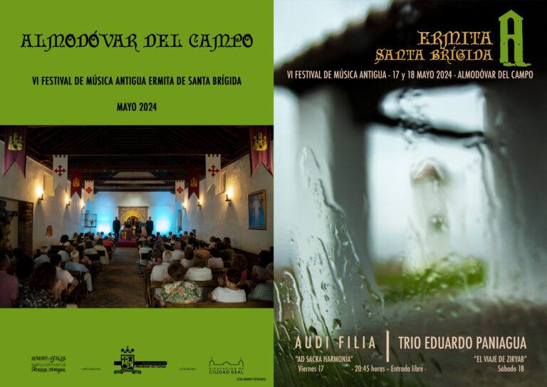 El VI Festival de Música Antigua en Santa Brígida traerá a Eduardo Paniagua a Almodóvar del Campo