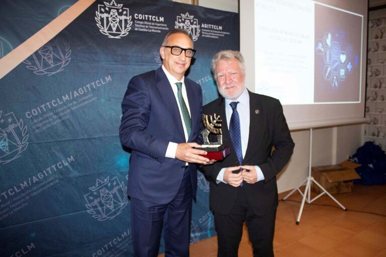 El SESCAM recibe un reconocimiento del Colegio Oficial de Ingenieros Técnicos de Telecomunicación de Castilla-La Mancha