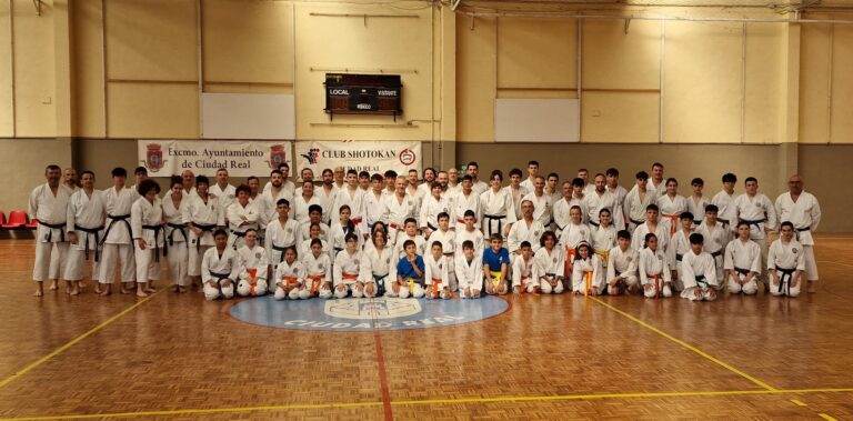 El Club Shotokan de Ciudad Real celebra su 45 aniversario con una exitosa jornada técnica