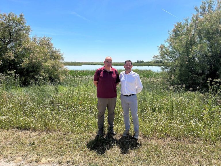 El subdelegado del Gobierno de España en Ciudad Real visita el Parque Nacional de Las Tablas de Daimiel
