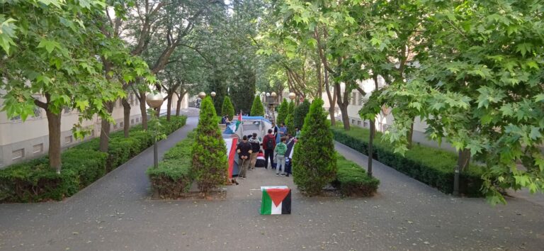 Vídeo: Ciudad Real con Palestina explica lo ocurrido en la pasada concentración frente a la sede de Indra