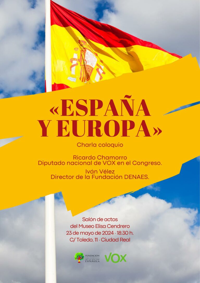 Fundación Denaes organiza en Ciudad Real una charla sobre España y Europa