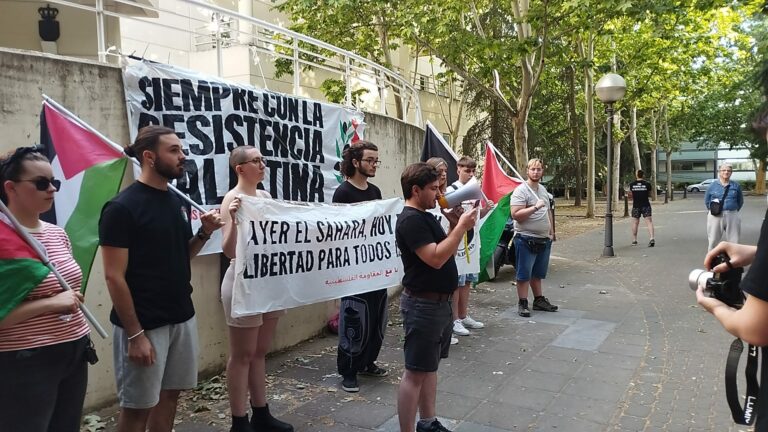 Sigue la acampada solidaria con Palestina