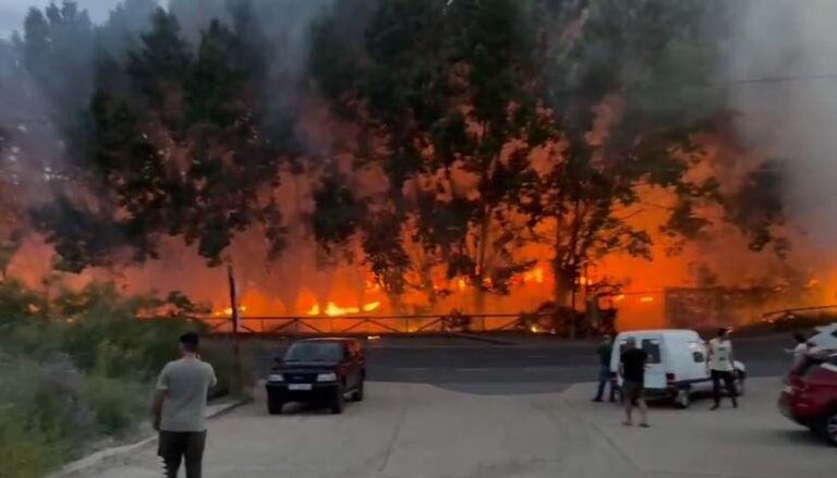 Un incendio posiblemente intencionado afecta a las Lagunas de Ruidera