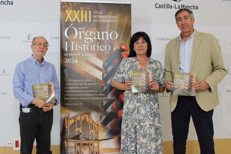El Gobierno regional anima a la ciudadanía a disfrutar de un evento único y singular como es el ciclo de conciertos en el órgano histórico de Torre de Juan Abad 