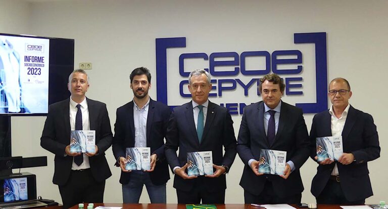 Eurocaja Rural, patrocinador junto a la Diputación Provincial del ‘Informe Socioeconómico 2023’ de CEOE CEPYME Cuenca
