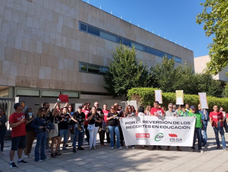 Sindicatos confirman movilizaciones en educación el próximo curso en C-LM para exigir la «reversión de recortes»