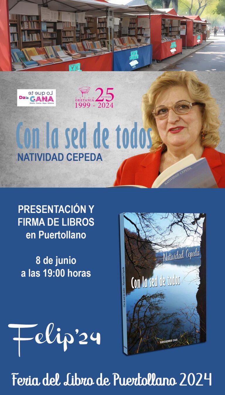 Hoy se inicia el ciclo de firmas en la caseta del Grupo Oretania en la FELIP’24