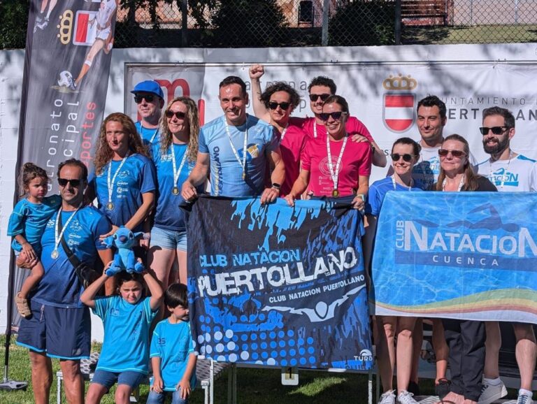 El Club Natación Puertollano cierra con broche de oro el campeonato regional de Natación Máster