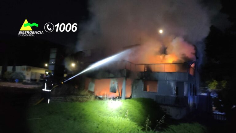 Puertollano: Dado de alta y detenido el ocupa del Centro de Raquetas, destruido tras el incendio