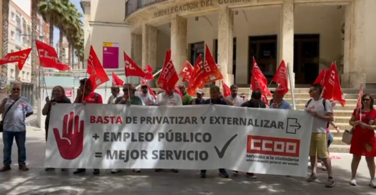 CCOO se concentra en Ciudad Real para denunciar privatizaciones en las confederaciones hidrográficas