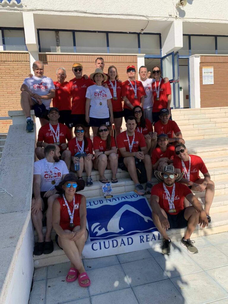 Club Natación Ciudad Real se proclama subcampeón en el Campeonato Regional Máster de Verano celebrado en Puertollano
