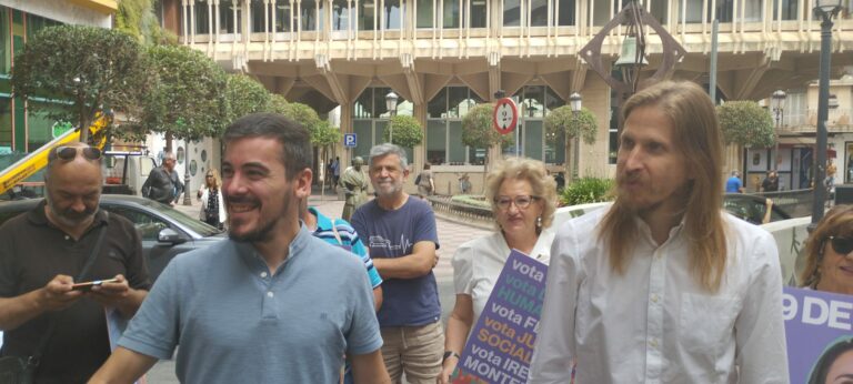 Pablo Fernández (Podemos): «El próximo domingo lo que se dirime en estas elecciones europeas es paz o guerra»