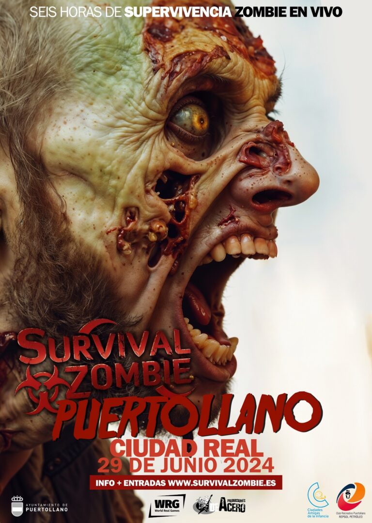 Regresa a Puertollano la Survival Zombie con seis horas de pesadilla en El Poblado