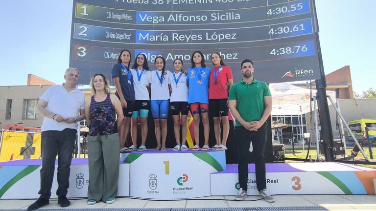 Ciudad Real clausura el XI Campeonato de España de Natación Alevín con éxito absoluto y tres oros en casa
