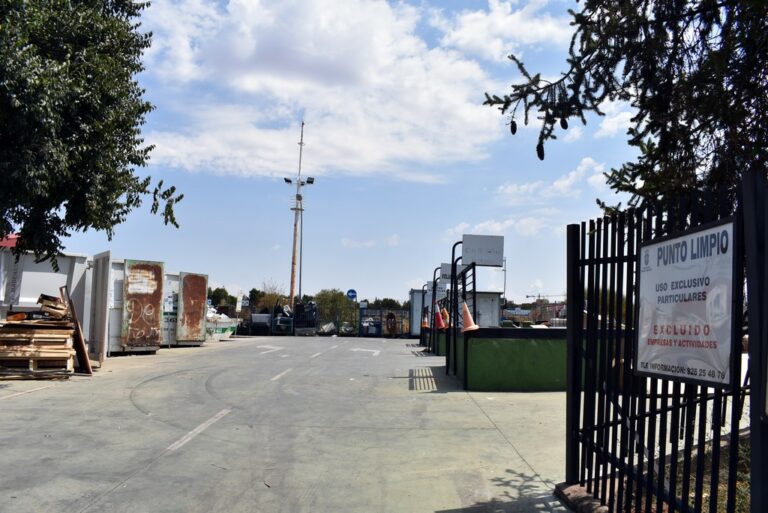 El punto limpio en Ciudad Real capital cambia al horario de verano