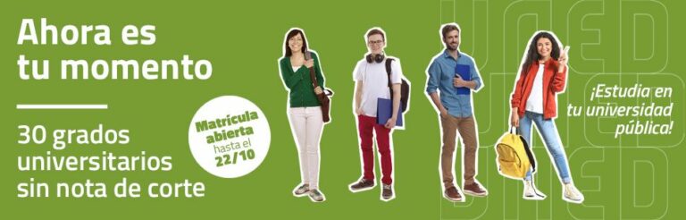 Matrícula Abierta en la UNED para el curso 24/25, hasta el 22 de octubre, sin nota de corte