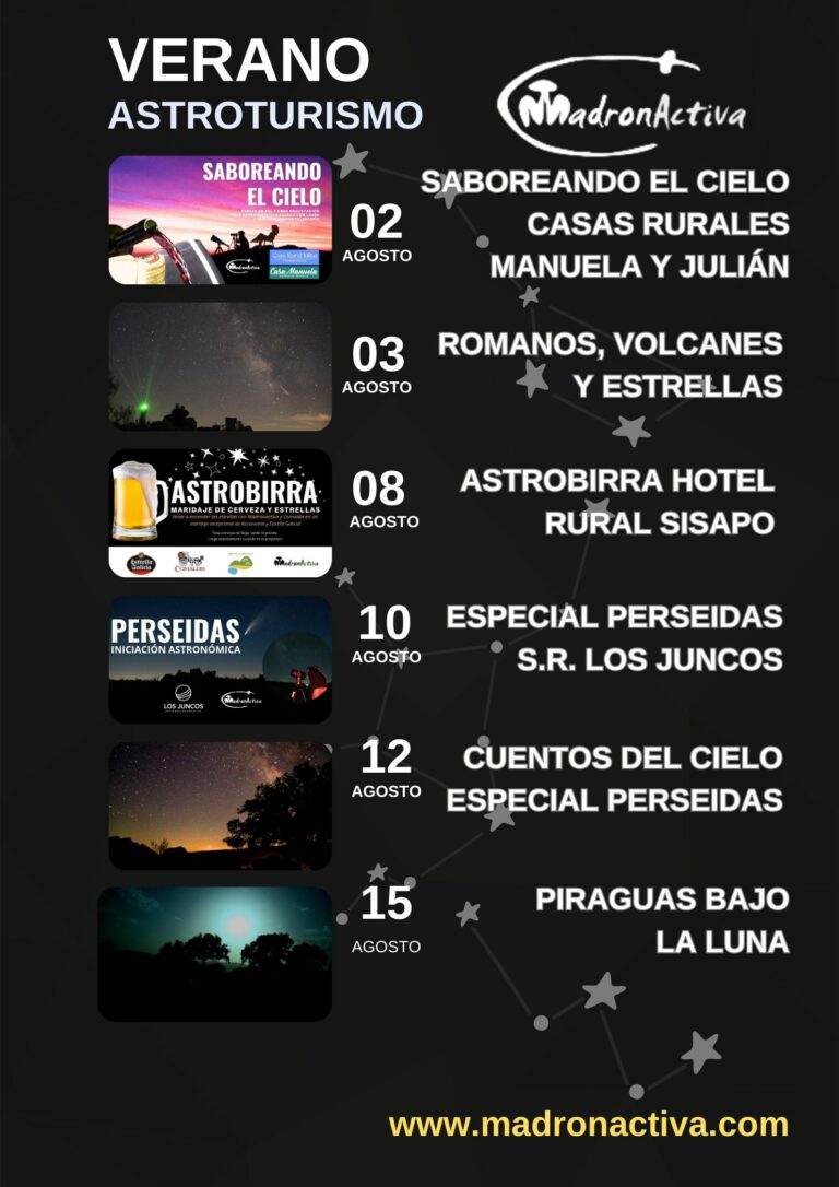 Madronactiva celebra 10 años de actividades con múltiples opciones para divulgar la astronomía