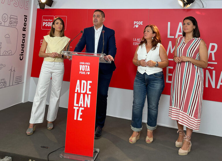 El PSOE a acusa a PP y Vox de «malgastar» recursos económicos de la Diputación de Ciudad Real «en un ente sin estructura ni rigor para luchar contra la despoblación»