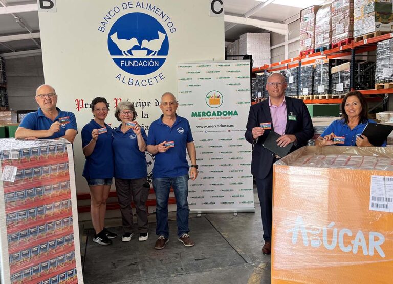 Mercadona dona más de 12.600 toneladas de alimentos en la primera mitad de 2024