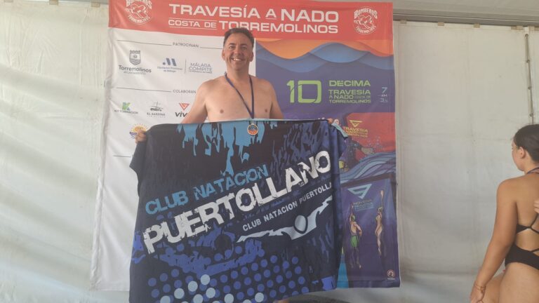 Puertollano: Destacada actuación de José Ramón Trujillo en la Travesía a Nado Costa de Torremolinos