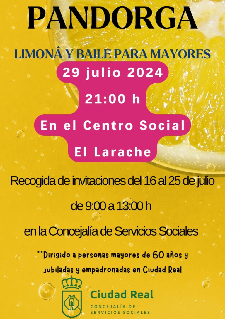 Ciudad Real: Limoná y baile para los mayores en el marco de La Pandorga