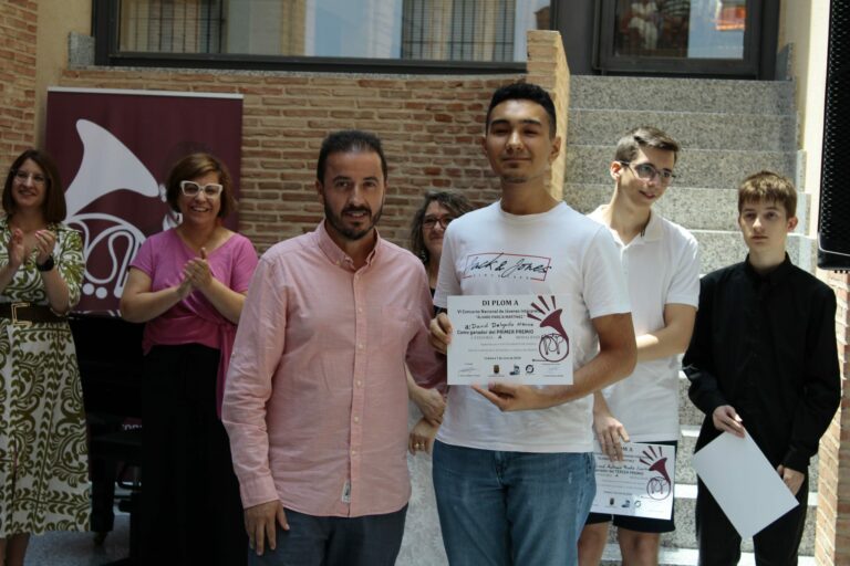 David Delgado Albino, alumno del Conservatorio Marcos Redondo de Ciudad Real, brilla en el VI Concurso Nacional de Jóvenes Intérpretes Álvaro Pareja Martínez