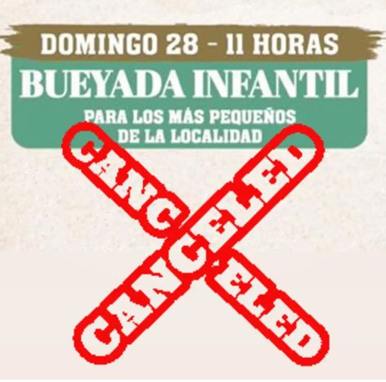Cancelan la bueyada infantil de Porzuna tras una denuncia del Partido Animalista