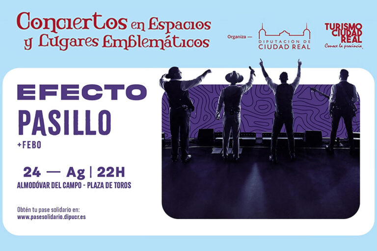 Efecto Pasillo toca este sábado en Almodóvar del Campo a beneficio de AMHIDA