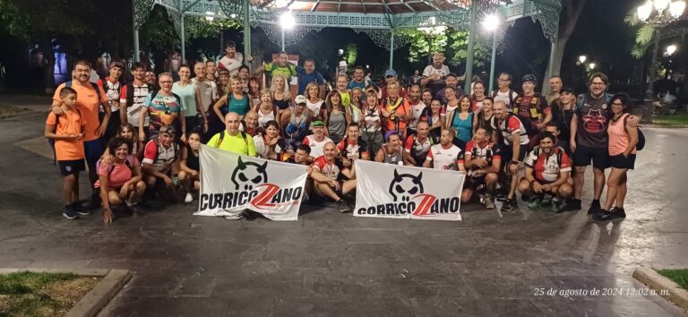 Corral de Calatrava recibe a “Los Viajeros del Alba” tras una ruta nocturna de 45 kilómetros desde Puertollano
