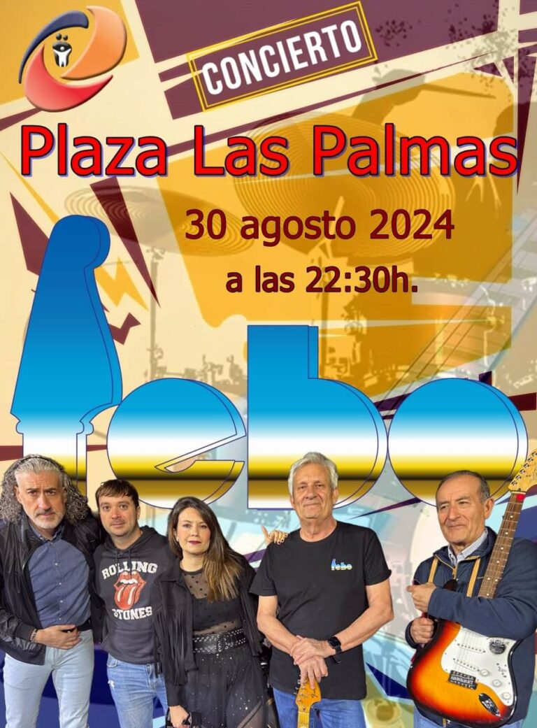 Puertollano: Febo cerrará agosto con un concierto en la plaza de las Palmas